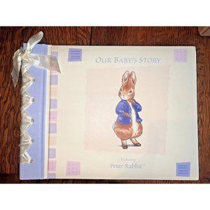 Beatrix Potter "Our Baby's Story " keepsake Album Featuring Peter Rabbit 2000
